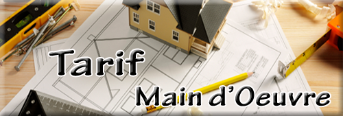 Tarif Main d'Oeuvre